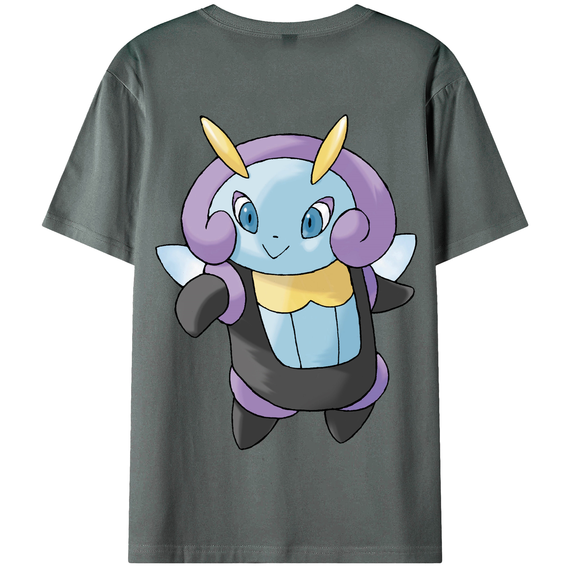 （画像用） ポケットモンスター Pokémon 綿100％半袖Tシャツ（背面プリント）